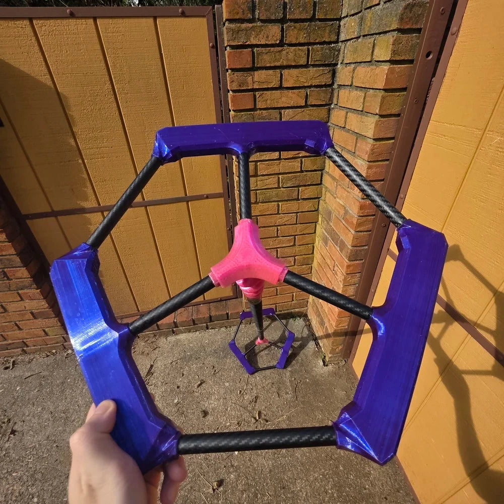 DharmaDragon Staff (ready-to-ship) - Purple & Pink