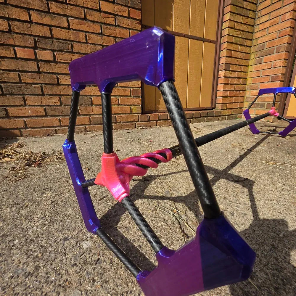 DharmaDragon Staff (ready-to-ship) - Purple & Pink